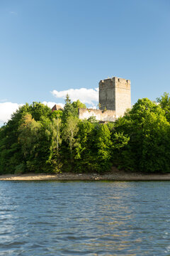 Austria, Lower Austria, Waldviertel, Ottenstein Reservoir, castle Lichtenfels