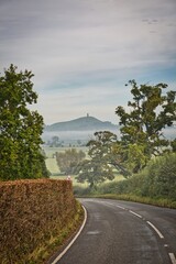 The Road to Glastonbury Tor