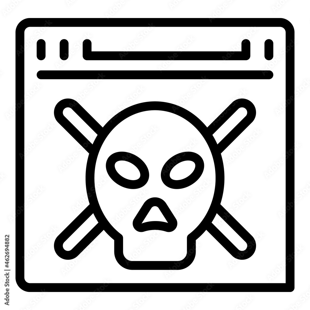 Poster hacker fraud icon outline vector. stop secure. money key