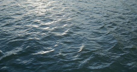 Sea surface with sunlight sparkle