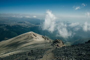 viewpoint of Tahtali Mountain. Tahtali Dagi, Antalya, Turkey