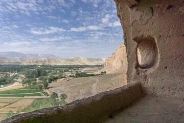 The Buddha's view of Bamiyan, Afghanistan
