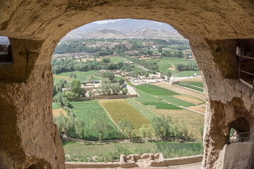 The Buddha's view of Bamiyan, Afghanistan