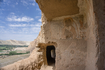 The Buddha's view of Bamiyan, Afghanistan