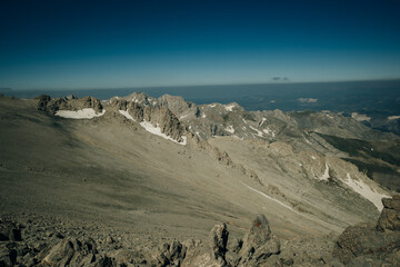 viewpoint of Tahtali Mountain. Tahtali Dagi, Antalya, Turkey