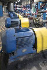 Some old pumps with motors