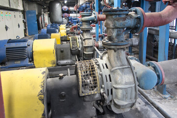 Some old pumps with motors