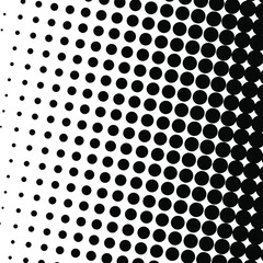 Black halftone background. Black polka dot. Halftone pattern. Modern Halftone Background, backdrop, texture, pattern. Vector illustration. Halftone Backdrop.