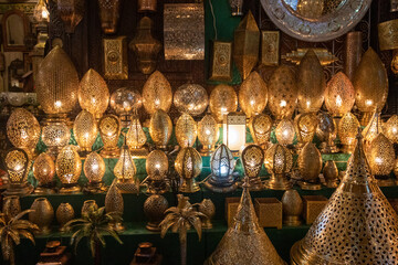 Africa city old town Fez Morocco traditional tourist oriental street leather roof view arabic colorful medina