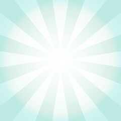 White and green Sunburst Pattern Background. Sunburst with rays background. Vector illustration. White and green radial background.