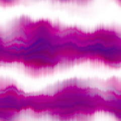 Wavy summer dip dye boho background. Wet ombre color blend for beach swimwear, trendy fashion print. Dripping wave digital watercolor swirl effect. High resolution seamless pattern art material. © Nautical