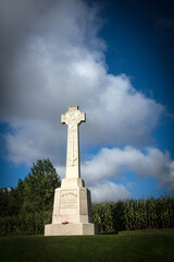 Fototapeta premium A WW1 war memorial in The Somme France