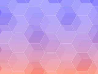 Fototapeta na wymiar Background with purple gradient and polygons