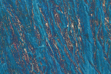 Blue with complex stains background in abstract style