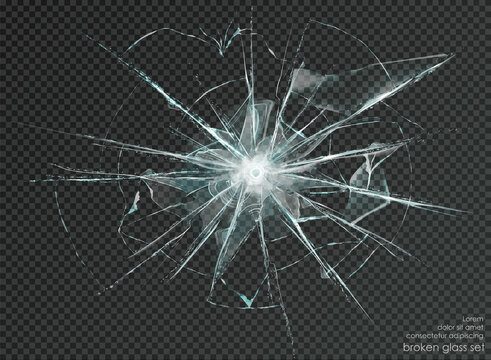 cracked glass transparent png