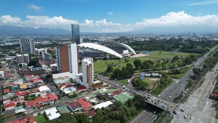 Obraz premium La Sabana Park and Costa Rica National Stadium 