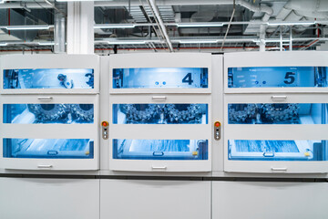 Machinery in a modern factory