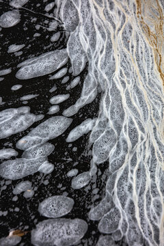 Detail of river water, Presidente Figueiredo, Amazon region, Brazil