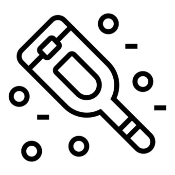 recommend clip art: Digital medical thermometer icon outline vector. Fever temperature. Health body