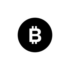 Obraz premium Bitcoin icon sign payment symbol. Cryptocurrency logo. Illustration isolated on white background 