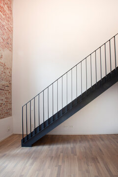 New staircase in a loft formerly factory