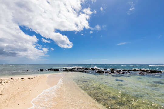 Mauritius, West Coast, beach of  Pointe aux Biches