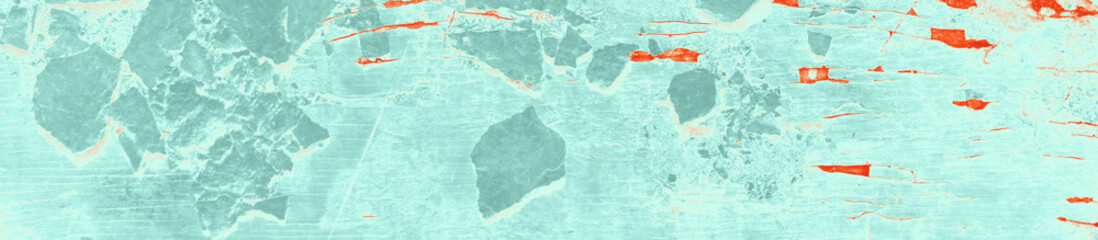 abstract red, orange, celadon and aquamarine colors background for design