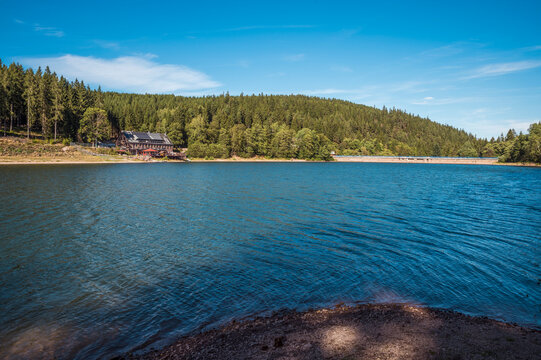 Remote holiday home at Lake Luetsche dam, Oberhof, Thuringia, Germany