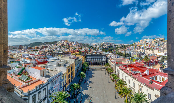 Spain, Canary Islands, Gran Canaria, Las Palmas, Plaza de Santa Ana