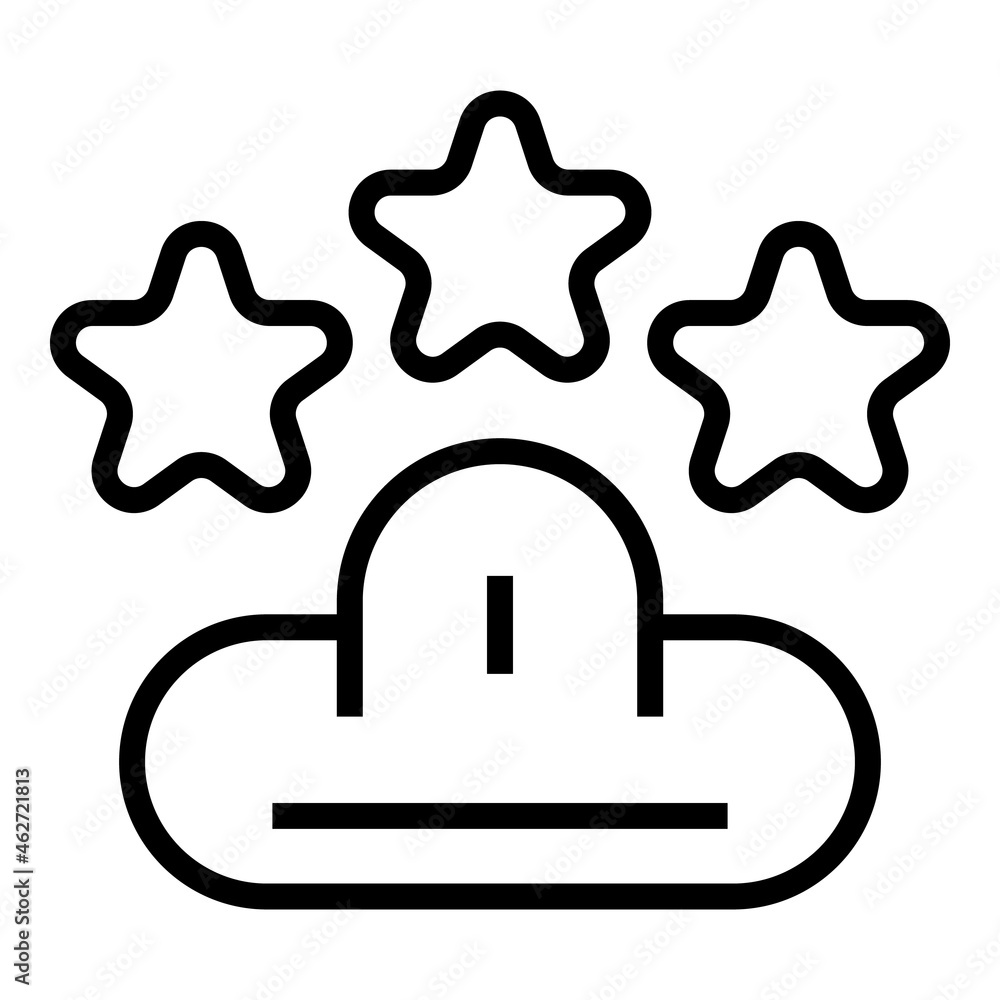 Poster data cloud icon outline vector. computer upload. system storage