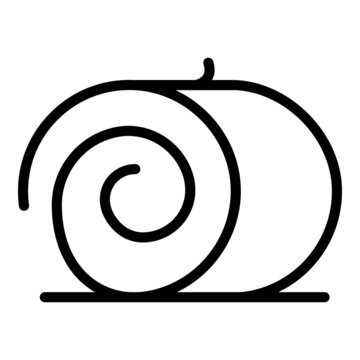 recommend clip art: Dry bale icon outline vector. Hay straw. Farm grass