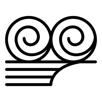 recommend clip art: Bale icon outline vector. Straw hay. Farm haystack