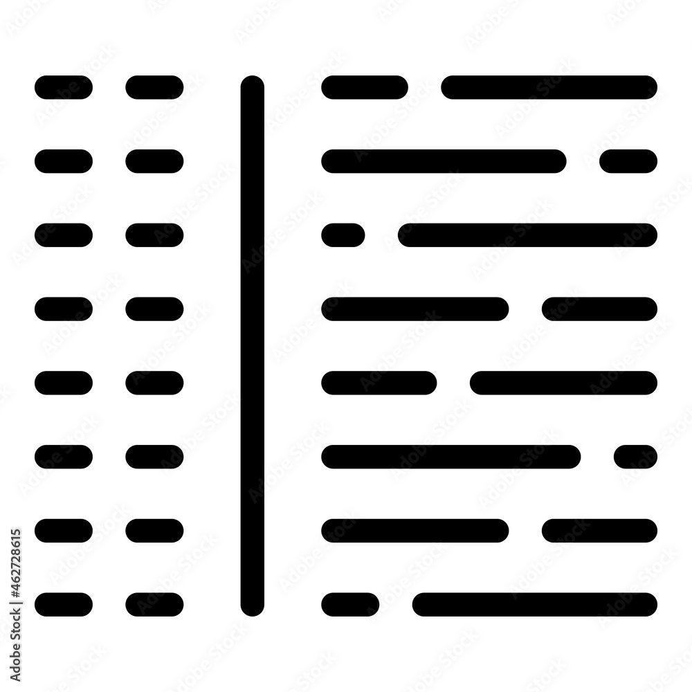 Poster online code icon outline vector. html website. web design