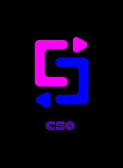 very modern company logo design