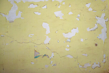 Rough surface of an old destroyed grunge wall. Textured background. Blank for design. Underlay or...