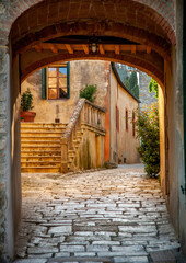 old stone house