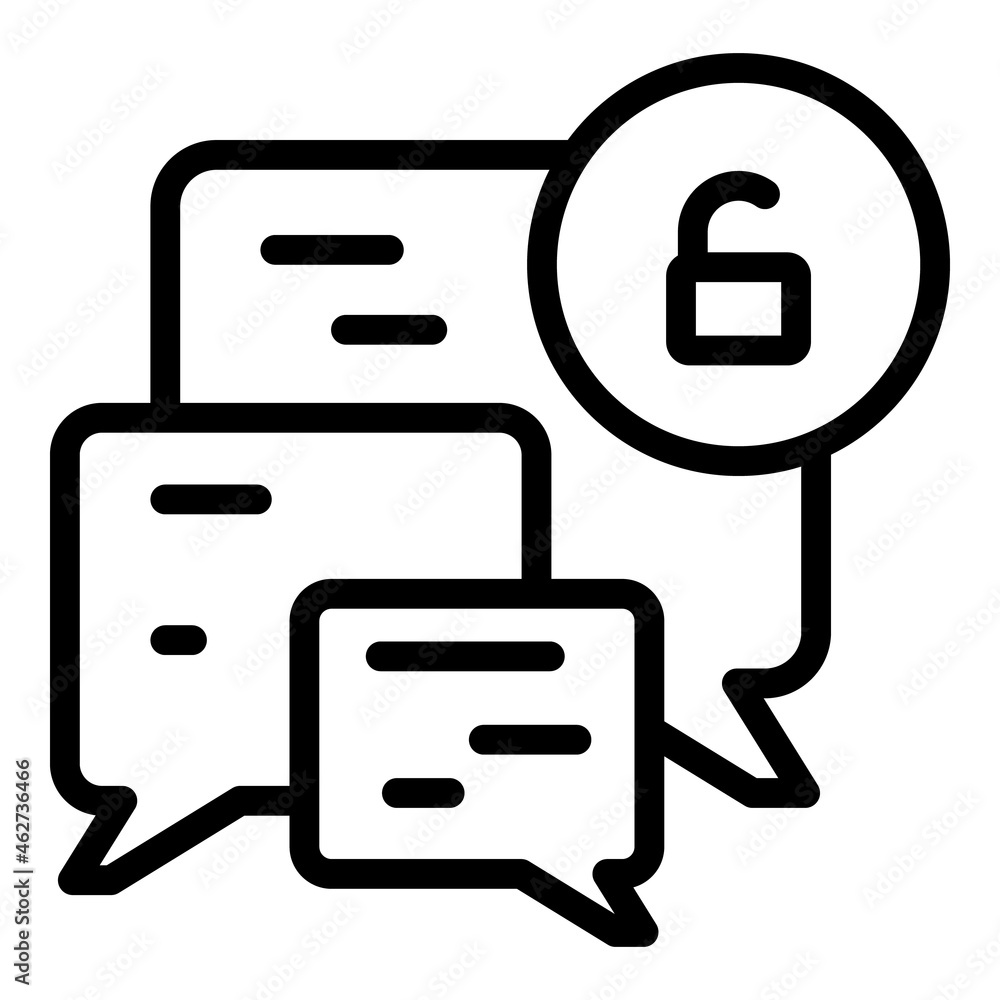 Poster sms login icon outline vector. multi code step. verify internet