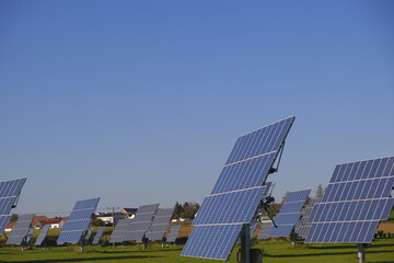 Solar energy. renewable energy.solar power farm.Solar panels . alternative renewable energy from...