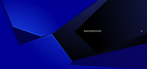 Vector Abstract Blue Geometric Background