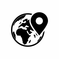 map icon set, map vector set sign symbol