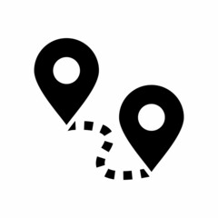 map icon set, map vector set sign symbol