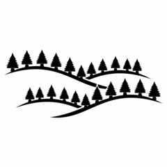 Obraz premium tree icon, tree vector sign symbol