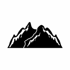 mountain icon, mountain vector, mountain logo sign symbol of nature landscape illustrations