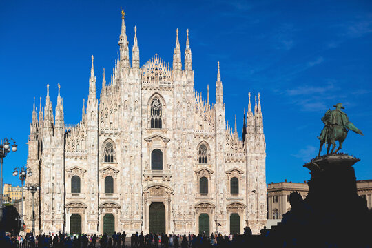 Italy, Milan, Facade of&Ocirc;&oslash;&Omega;Milan Cathedral