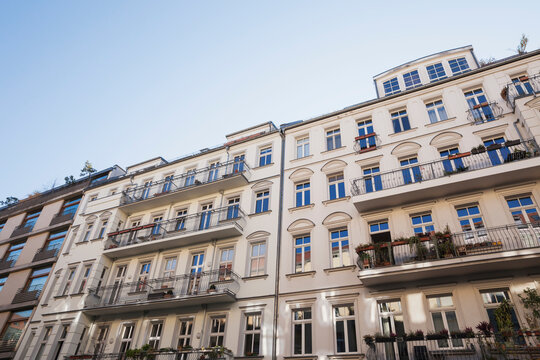Germany, Berlin-Mitte, historical refurbished multi-family houses