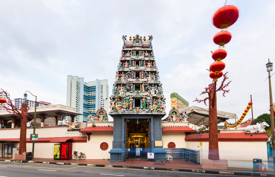 Sri Mariamman Hindu Tempel, Singapore