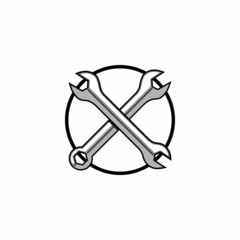 Wrench Logo Design. wrench for repair