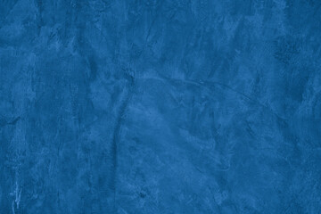Old wall pattern texture cement blue dark abstract  blue color design are light with black gradient background.