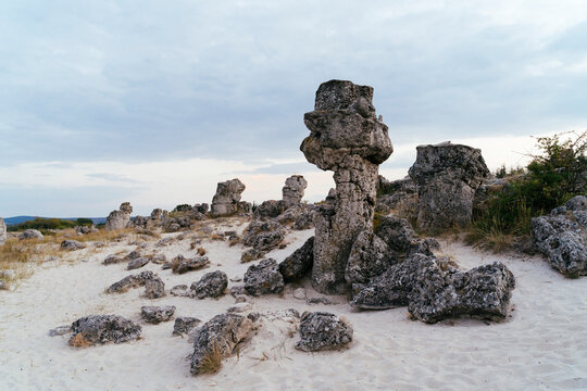 Rock dessert of Pobiti Kamani, Varna, Bulgaria
