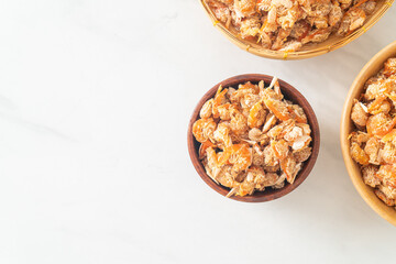 dried shrimps or dried salted prawn